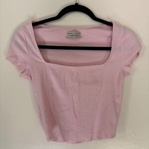 Pink PacSun Square Neck Top